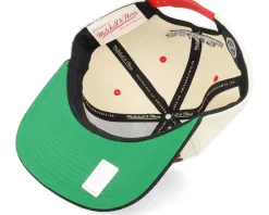 Snapback-Mitchell & Ness Chicago hawks Pop Panel Off White/ Snapback - Black