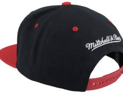 Snapback-Mitchell & Ness Chicago hawks Transcript /Red Snapback - Black