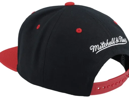 Snapback-Mitchell & Ness Chicago hawks Transcript /Red Snapback - Black