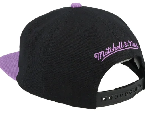 Snapback-Mitchell & Ness Chicago Bulls Asg 2 Tone Deadstock /Purple Snapback - Black