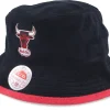 Buckets-Mitchell & Ness Chicago Bulls B Boy Hat Hwc Bucket - Black