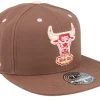 Fitted-Mitchell & Ness Chicago Bulls Sugar Bacon Fitted - Brown