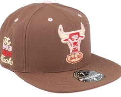 Fitted-Mitchell & Ness Chicago Bulls Sugar Bacon Fitted - Brown