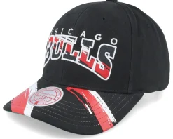 Adjustable-Mitchell & Ness Chicago Bulls Brushed Past Ya Pro Adjustable - Black