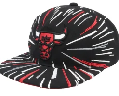 Snapback-Mitchell & Ness Chicago Bulls Burst Deadstock Black Snapback -