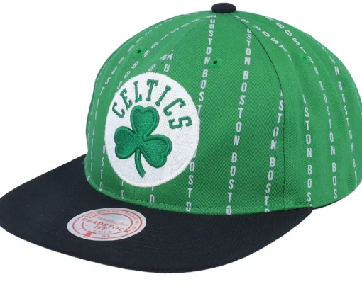 Snapback-Mitchell & Ness Chicago Bulls City Pinstripe Deadstock /Black Snapback - Red