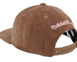 Snapback-Mitchell & Ness Chicago Bulls Corduroy Manchester Deadstock Snapback - Brown