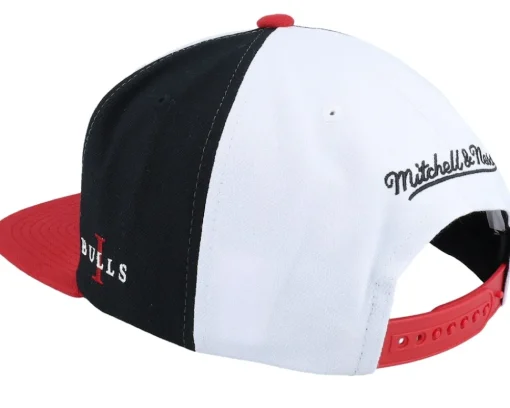 Best Mitchell & Ness Chicago Bulls Core I White/Black/Red Snapback -