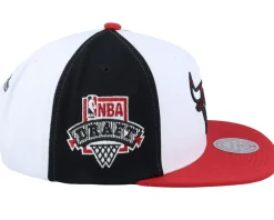 Best Mitchell & Ness Chicago Bulls Core I White/Black/Red Snapback -