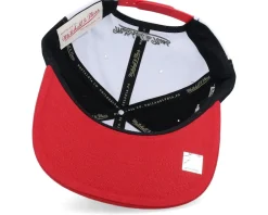 Best Mitchell & Ness Chicago Bulls Core I White/Black/Red Snapback -