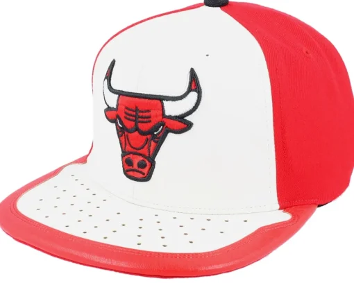 Sale Mitchell & Ness Chicago Bulls Day One White/Red Snapback -