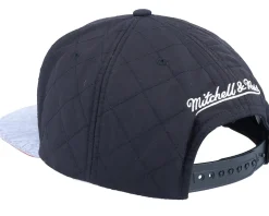 Snapback-Mitchell & Ness Chicago Bulls Diamond Base Hwc Black Snapback -