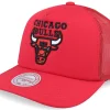 Trucker-Mitchell & Ness Chicago Bulls Evergreen Red Trucker -