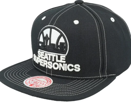 Snapback-Mitchell & Ness Chicago Bulls Glow Up Snapback - Black