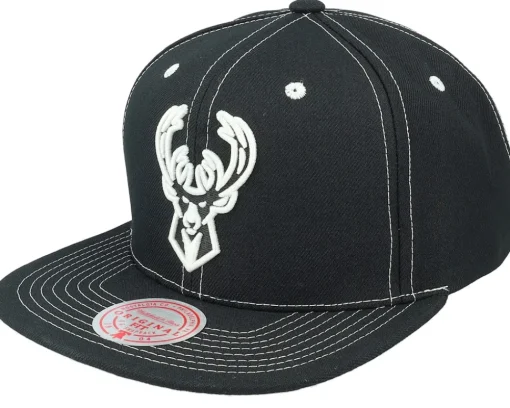 Snapback-Mitchell & Ness Chicago Bulls Glow Up Snapback - Black