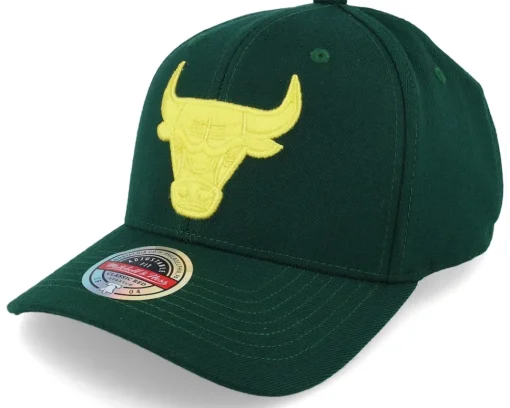 Outlet Mitchell & Ness Chicago Bulls Green Dream Dark Green Adjustable -