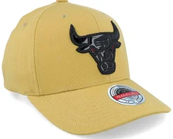 Adjustable-Mitchell & Ness Chicago Bulls Hatstore Exclusive x Champion Logo Beige Adjustable -