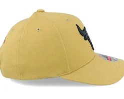 Adjustable-Mitchell & Ness Chicago Bulls Hatstore Exclusive x Champion Logo Beige Adjustable -