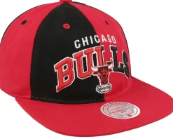 Snapback-Mitchell & Ness Chicago Bulls Pinwheel Of Fortune /Black Snapback - Red
