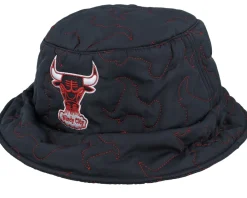 Buckets-Mitchell & Ness Chicago Bulls Quilted Hat Hwc Black Bucket -