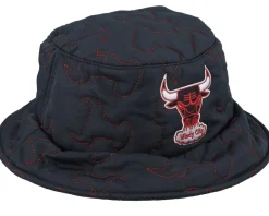 Buckets-Mitchell & Ness Chicago Bulls Quilted Hat Hwc Black Bucket -