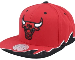 Snapback-Mitchell & Ness Chicago Bulls Rising Tide Snapback - Red