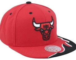 Snapback-Mitchell & Ness Chicago Bulls Rising Tide Snapback - Red