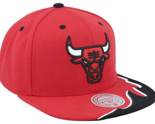 Snapback-Mitchell & Ness Chicago Bulls Rising Tide Snapback - Red