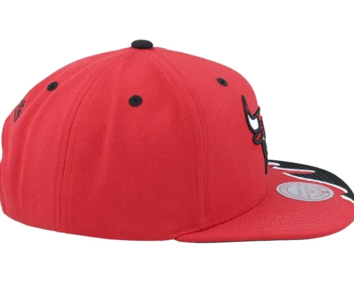 Snapback-Mitchell & Ness Chicago Bulls Rising Tide Snapback - Red