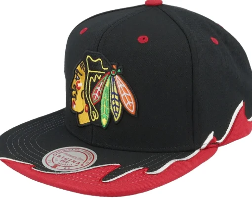 Snapback-Mitchell & Ness Chicago Bulls Rising Tide Snapback - Red