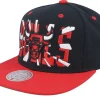 Snapback-Mitchell & Ness Chicago Bulls Shattered /Red Snapback - Black