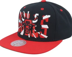 Snapback-Mitchell & Ness Chicago Bulls Shattered /Red Snapback - Black