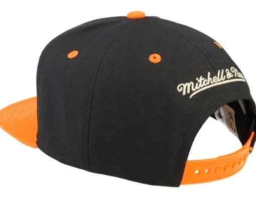 Best Mitchell & Ness Chicago Bulls Shattered /Orange Snapback - Black