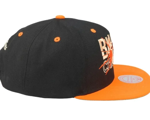 Best Mitchell & Ness Chicago Bulls Shattered /Orange Snapback - Black