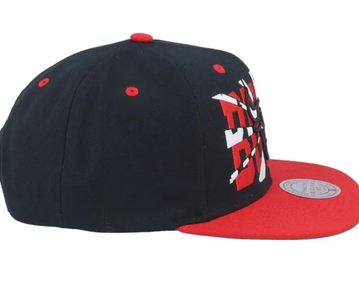 Snapback-Mitchell & Ness Chicago Bulls Shattered /Red Snapback - Black
