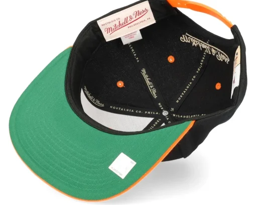 Best Mitchell & Ness Chicago Bulls Shattered /Orange Snapback - Black
