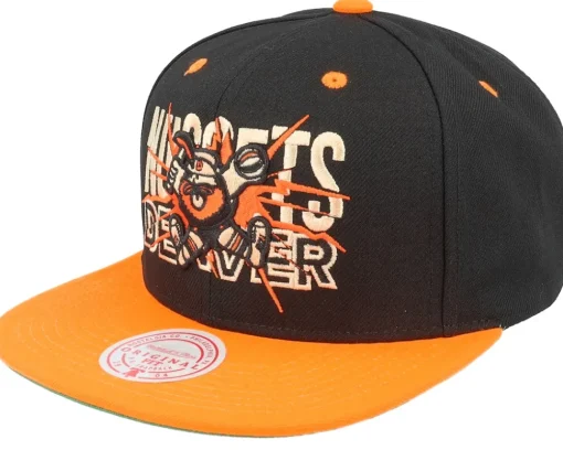 Best Mitchell & Ness Chicago Bulls Shattered /Orange Snapback - Black