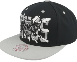 Snapback-Mitchell & Ness Chicago Bulls Shattered /Red Snapback - Black