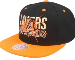 Best Mitchell & Ness Chicago Bulls Shattered /Orange Snapback - Black