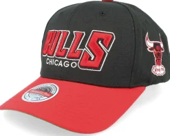 Hot Mitchell & Ness Chicago Bulls Shredder Stretch /Red Adjustable - Black