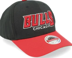 Hot Mitchell & Ness Chicago Bulls Shredder Stretch /Red Adjustable - Black