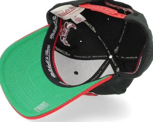 Hot Mitchell & Ness Chicago Bulls Shredder Stretch /Red Adjustable - Black