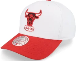 Adjustable-Mitchell & Ness Chicago Bulls Team 2 Tone 2.0 Pro /Red Adjustable - White