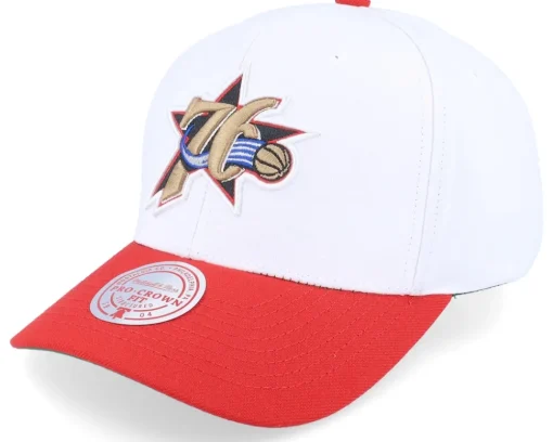 Adjustable-Mitchell & Ness Chicago Bulls Team 2 Tone 2.0 Pro /Red Adjustable - White