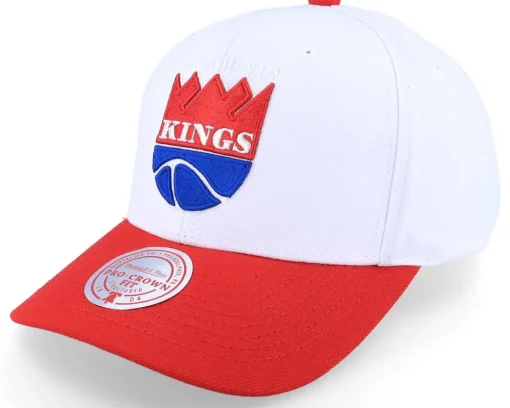 Adjustable-Mitchell & Ness Chicago Bulls Team 2 Tone 2.0 Pro /Red Adjustable - White