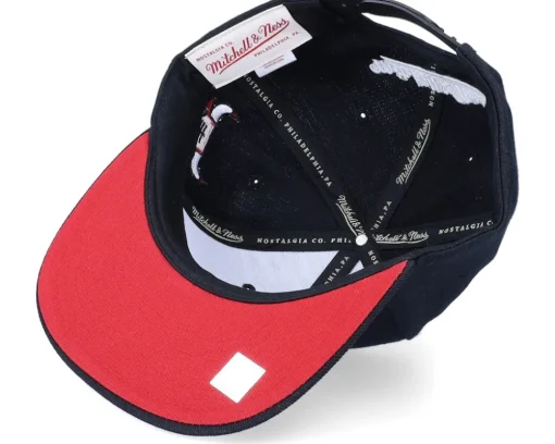 Snapback-Mitchell & Ness Chicago Bulls Team Script 2.0 Snapback - Black
