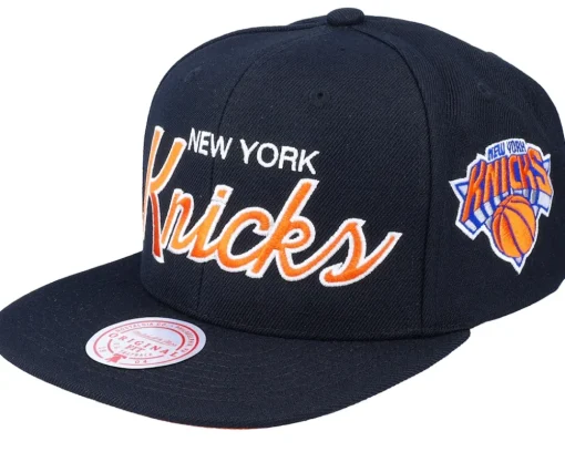 Snapback-Mitchell & Ness Chicago Bulls Team Script 2.0 Snapback - Black