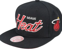 Snapback-Mitchell & Ness Chicago Bulls Team Script 2.0 Snapback - Black