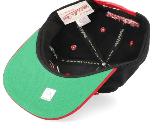 Snapback-Mitchell & Ness Chicago Bulls Varsity Letter /Red Snapback - Black