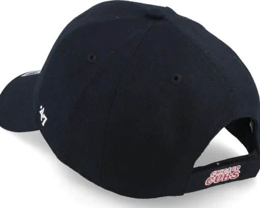 Adjustable-47 Brand Chicago Cubs Mvp Black/Red Adjustable -